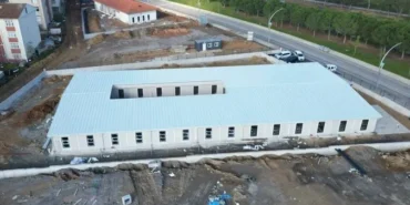 Gebze'de yeni eğitim yuvasının kabası tamamlandı