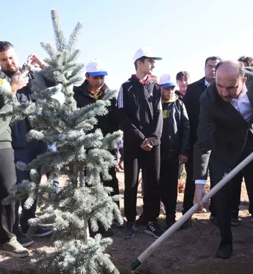 “Geleceğe Nefes, Konya’ya Hayat” temasıyla 15 bin fidan dikildi