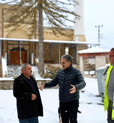Gemlik’te karla mücadele saha ziyaretleriyle denetlendi