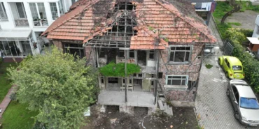 Gölcük'te tarihi yapı kütüphaneye dönüşüyor