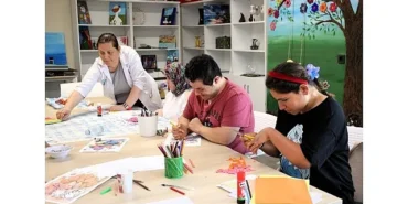 Gonca'da sanatla özgüven kazanıyorlar