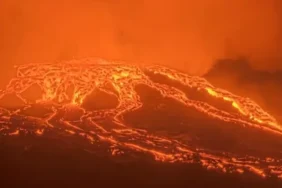 Hawaii'deki Kilauea yanardağı, geçen yıldan beri püskürüyor