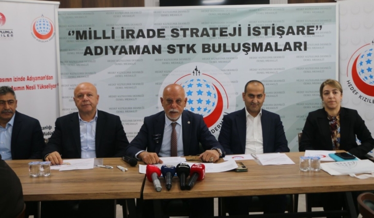 Hedef Kızılelma Derneği öncülüğünde Adıyaman’ın deprem sonrası geleceği masaya yatırıldı  - Videolu Haber