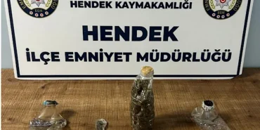 Hendek’te uyuşturucu operasyonu