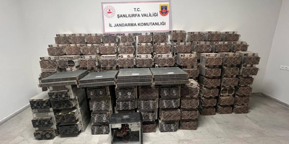 Hilvan’da kaçak kripto para madenciliği operasyonu