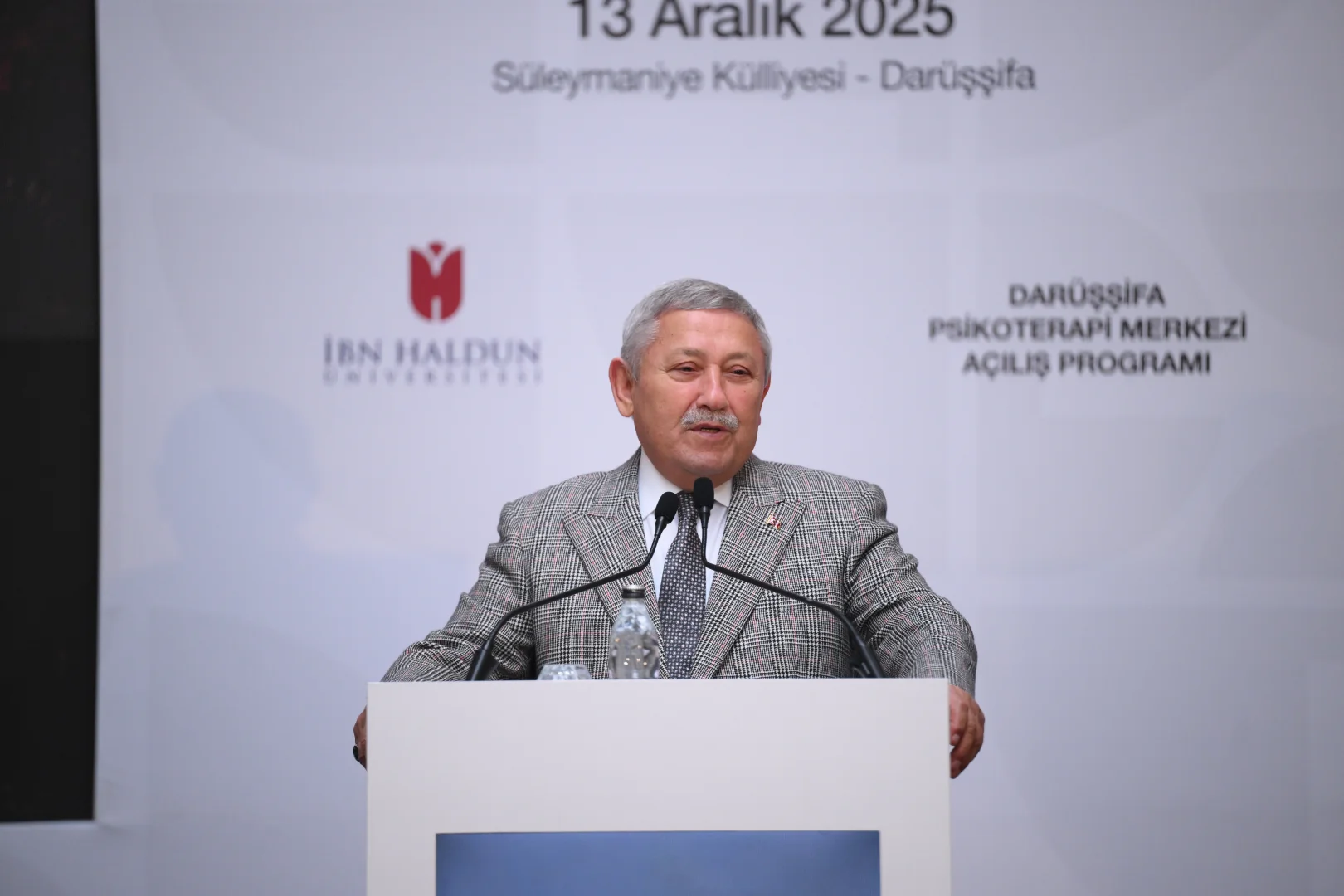 İbn Haldun Üniversitesi "Darüşşifa Psikoterapi Merkezi" törenle açıldı