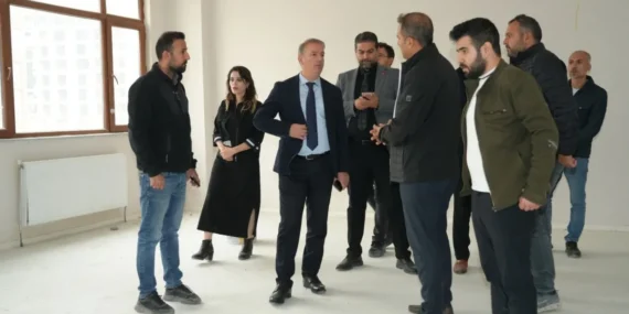 İl Millî Eğitim Müdürü Ali Tosun, eğitim yatırımlarını sahada inceledi