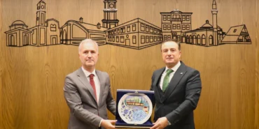 İMSİFED heyeti İnegöl'de temaslarda bulundu