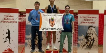 İnegöl Belediyesporlu Doğan, Türkiye şampiyonu oldu