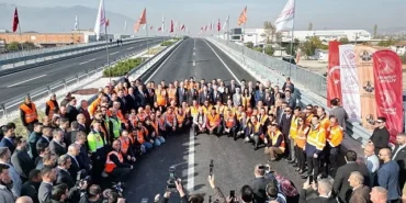 İnegöl’ün Doğu Kapısının Giriş Kavşağı Törenle Açıldı