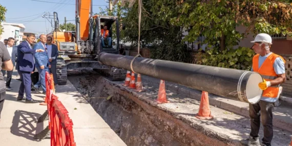 İzmir Sarnıç’ta İçme Suyu Hatları Modernize Ediliyor
