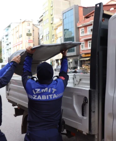 İzmit’te kamu alanı işgallerine sıkı denetim