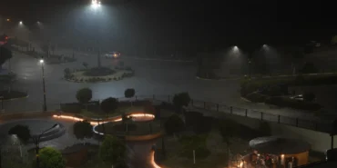 Irak'ın Süleymaniye kentinde dolu yağışı etkili oldu