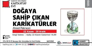 Kadıköy’de “Doğaya Sahip Çıkan Karikatürler” Sergisi