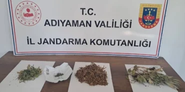Kahta'da 305 gram kubar esrar ve kenevir ele geçirildi