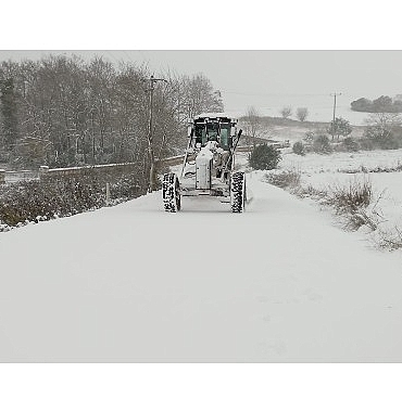 Kandıra Beyaza Büründü: Ekipler 7/24 Teyakkuzda!
