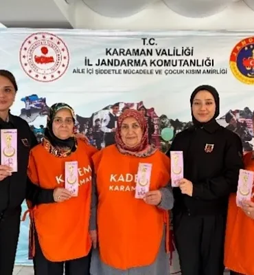 Karaman'da kadına yönelik şiddetle mücadelede bilgilendirme çalışmaları