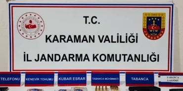 Karaman Jandarma'dan asayiş, narkotik operasyonları