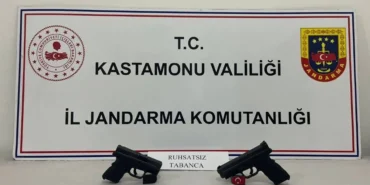 Kastamonu'da düğünde havaya ateş açan 2 şüpheli yakalandı