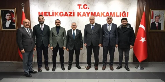 Kayseri Büyükşehir Belediyesi’nden Kaymakamlara Ziyaret