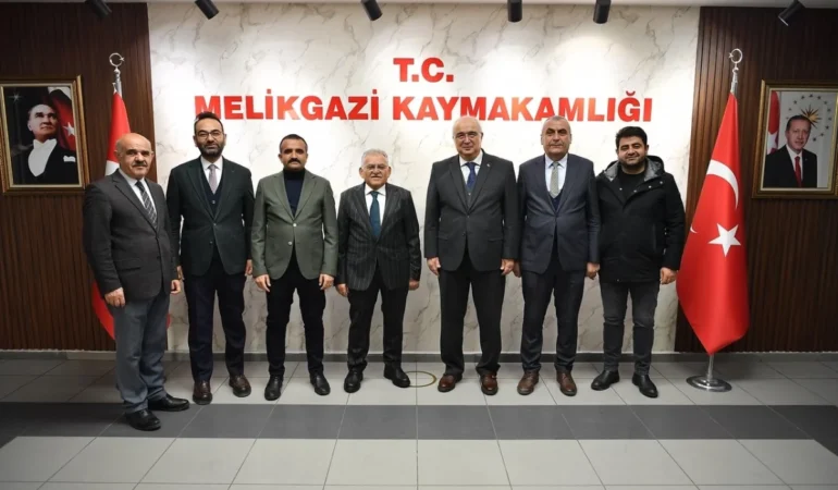 Kayseri Büyükşehir Belediyesi’nden Kaymakamlara Ziyaret