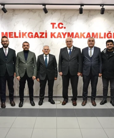 Kayseri Büyükşehir'den kaymakamlara ziyaret