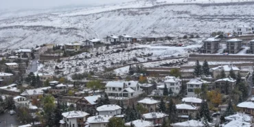 Kayseri'de kar yağışı etkili oldu