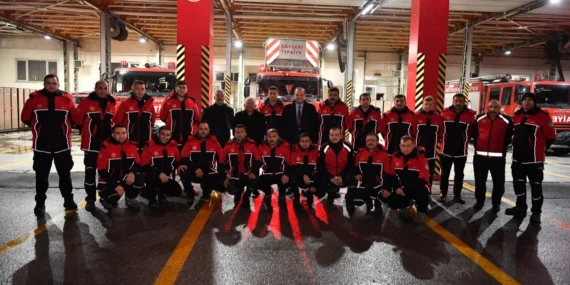 Kayseri itfaiyesinden gurur dolu tablo