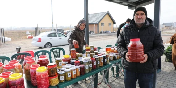 Kayseri Kocasinan’da son hasat yapıldı
