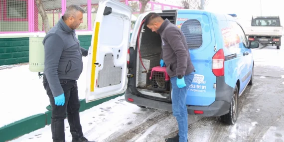 Kayseri Melikgazi’nin ‘Sevimli Dost Ambulansı’ boş durmadı