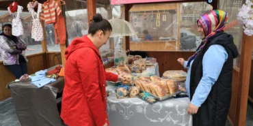 Kayseri Talas'ın Maharetli Eller Kadın Üretici Pazarı'na büyük ilgi