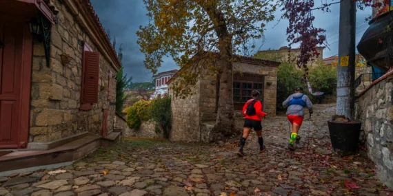 Kaz Dağları'nda uluslararası koşu heyecanı