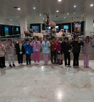 Keçiören'de öğrenciler Şehit Cuma Dağ Tabiat Tarihi Müzesi’ni ziyaret etti