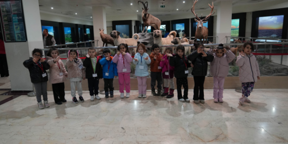 Keçiören’de öğrenciler Şehit Cuma Dağ Tabiat Tarihi Müzesi’ni ziyaret etti