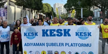 KESK Adıyaman Şubeler Platformu Adana’daki Bölge Mitingine Katıldı