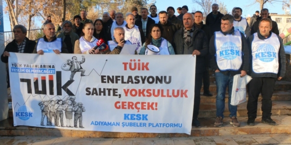 KESK Adıyaman Şubeler Platformu’ndan TÜİK verilerine tepki: ‘Bu sefalet düzenine alışmayacağız’  – Videolu Haber