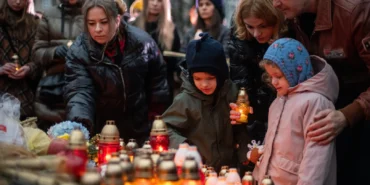 Kiev'de, Holodomor kurbanları için anma töreni düzenlendi