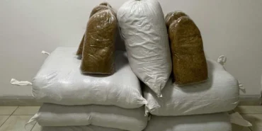 Kırşehir'de yolcu otobüsünde 230 kilogram kaçak tütün ele geçirildi