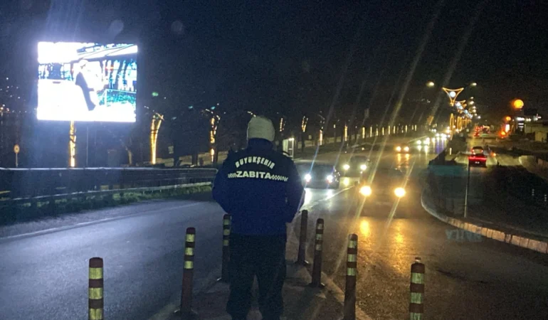 Kocaeli Büyükşehir ekipleri yeni yılda da nöbette