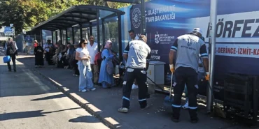 Kocaeli Büyükşehir’le duraklar temiz ve bakımlı