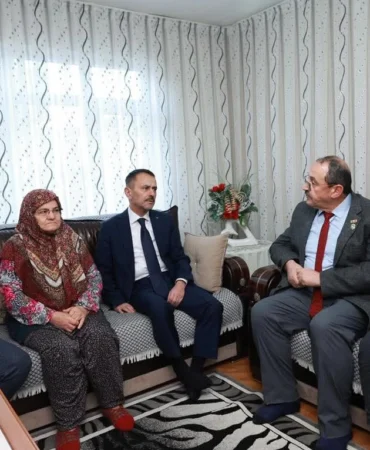 Kocaeli'de ilk ziyaret şehit ailelerine yapıldı