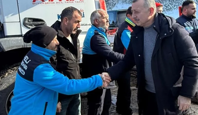 Kocaeli Kartepe’de yeni yıl mesaisi