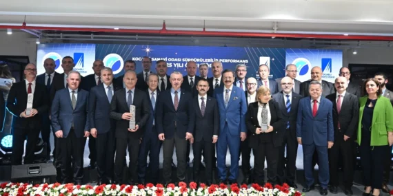 Kocaeli Sanayi Odası’nda Sürdürülebilir Performans Ödülleri sahiplerini buldu