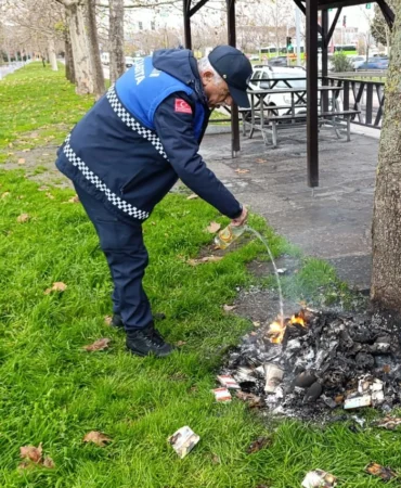 Kocaeli Zabıtası'ndan örnek duyarlılık