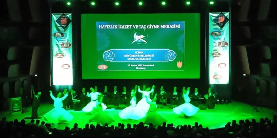 Konya Büyükşehir Fransa’da Sema mukabelesi düzenledi