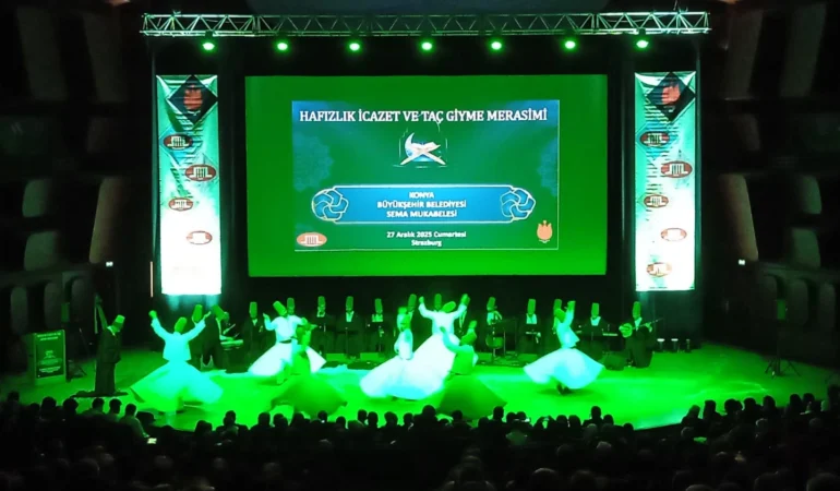 Konya Büyükşehir Fransa’da Sema mukabelesi düzenledi