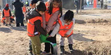 Konya Karatay’da 10 bin 400 metrekarelik alana fidan dikildi