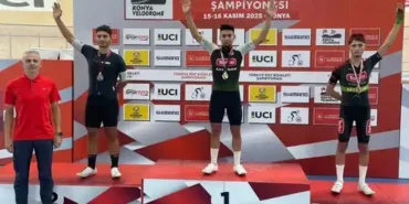 Konya Veledromu’nda Torku rüzgar! Madalyalar peş peşe