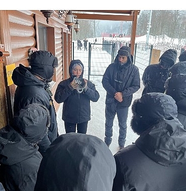 Kuzuyayla’da kış tatbikatı