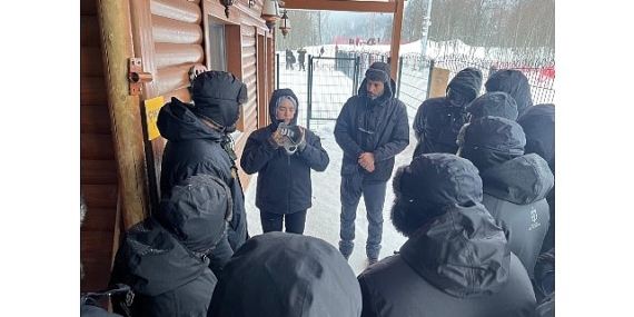 Kuzuyayla’da kış tatbikatı